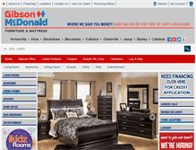 Tablet Screenshot of gibsonmcdonald.com